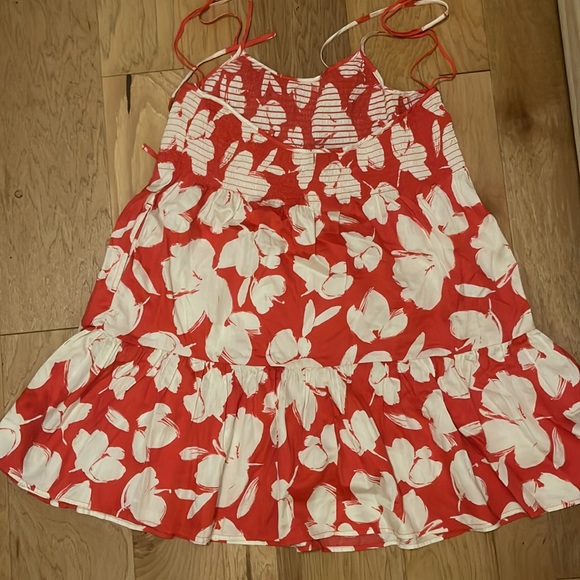 Gap Smocked Tiered Mini Dress - Picture 4 of 7